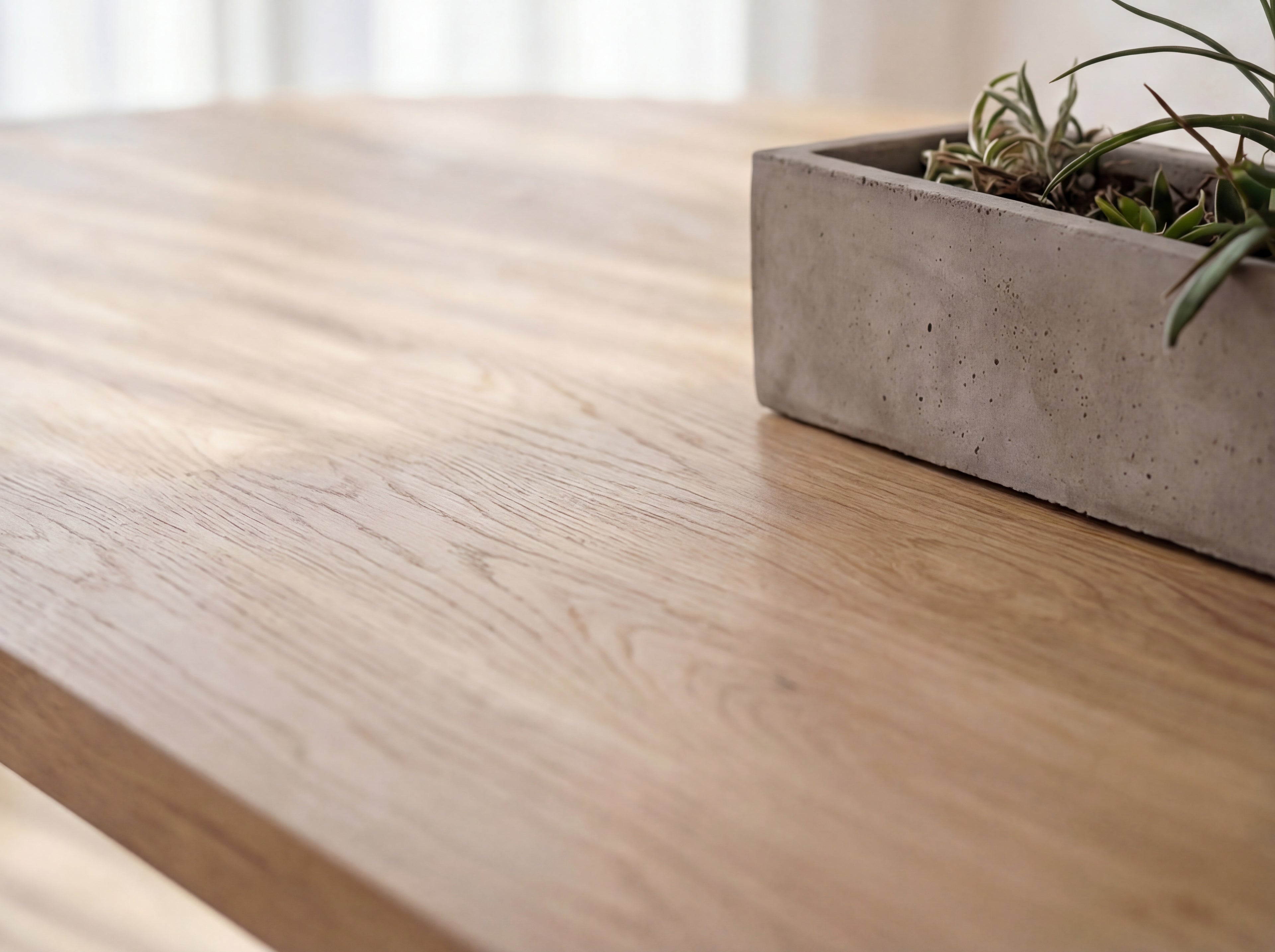 Plat ovale eiken eettafel Eevi