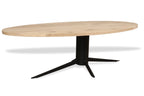 Ovale eiken eettafel Erica