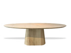 Ovale eiken eettafel Marja