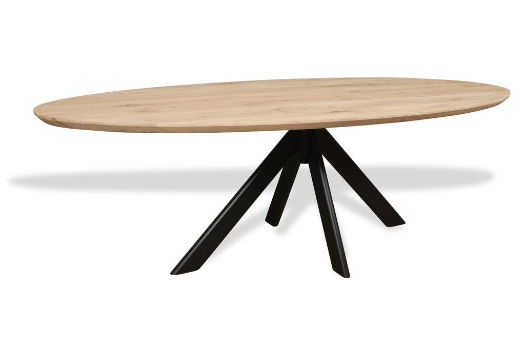 Ovale eiken eettafel Runa