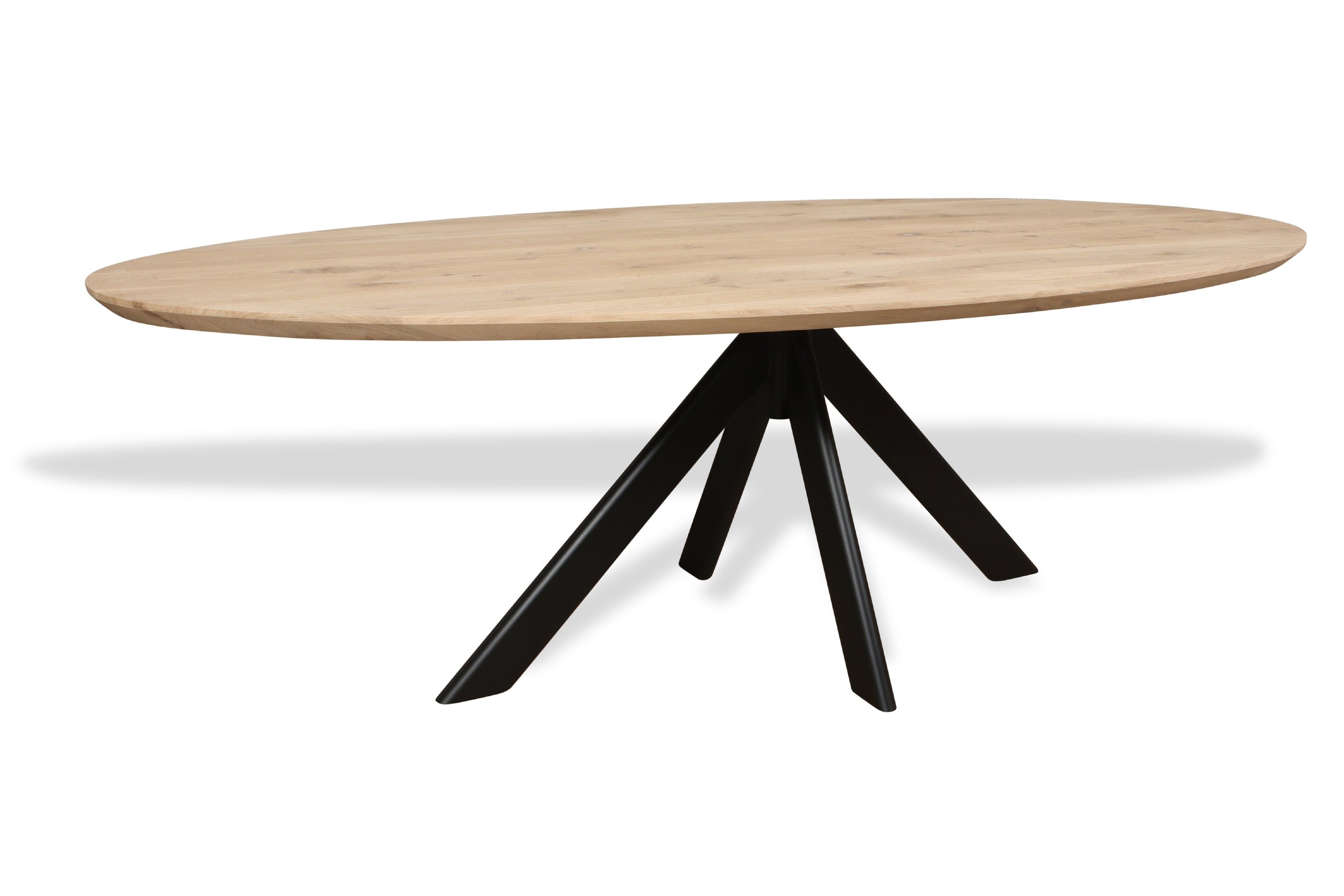 Ovale eiken eettafel Runa