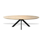 Ovale eiken eettafel Runa