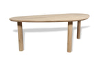 Organische eiken eettafel Pia