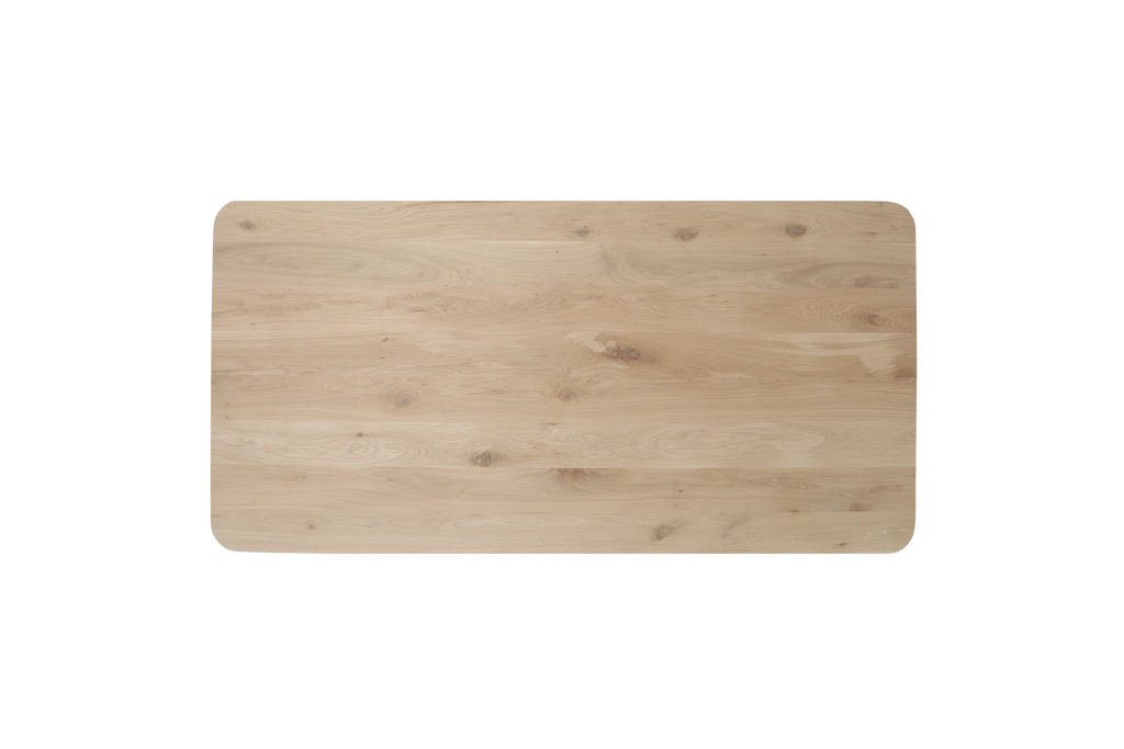 Eiken boomstam eettafel Unni