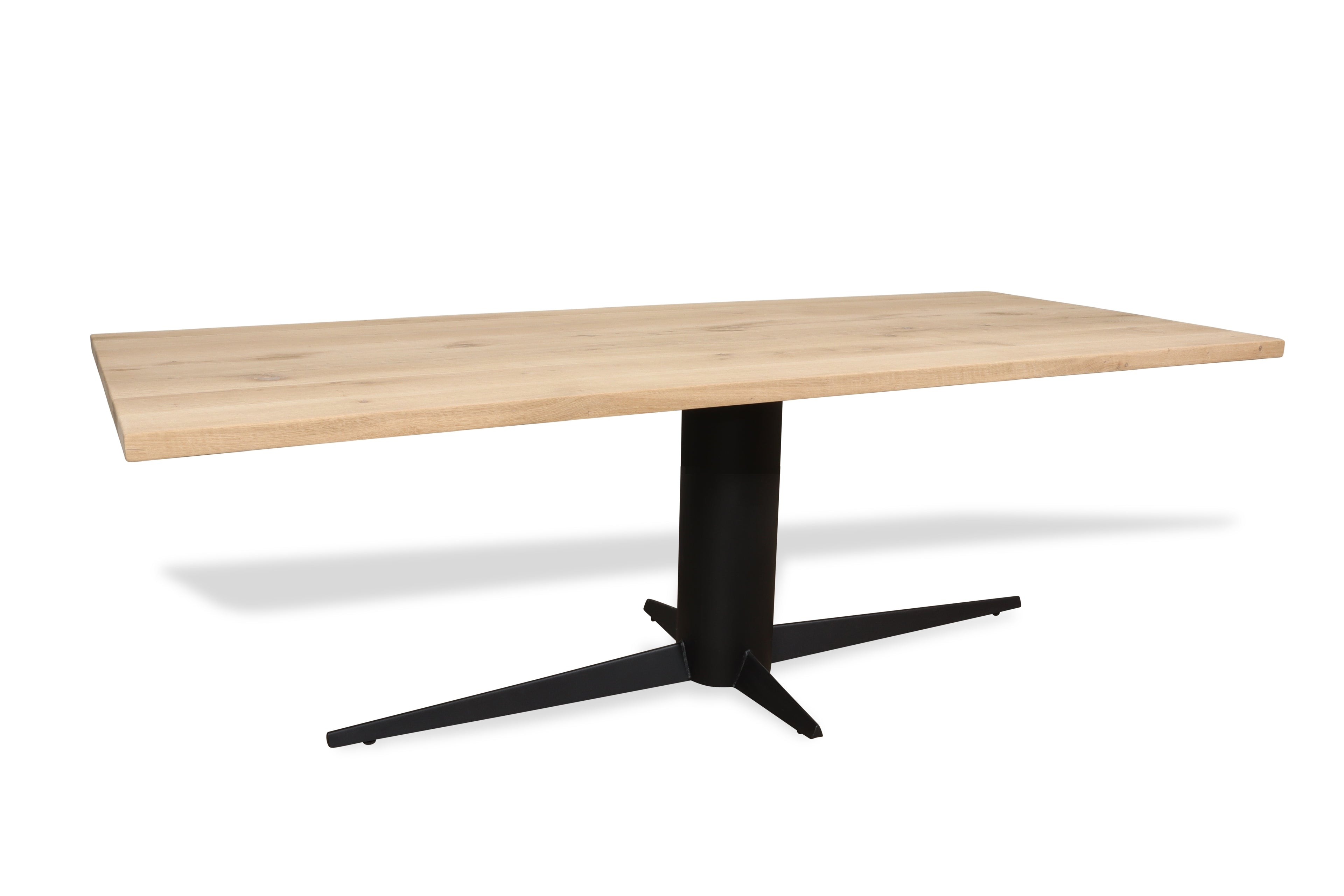 Rechthoekige eiken eettafel Ari