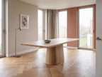 Eiken rechthoekige eiken eettafel Joa