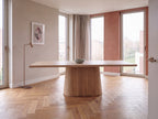 Eiken rechthoekige eiken eettafel Joa