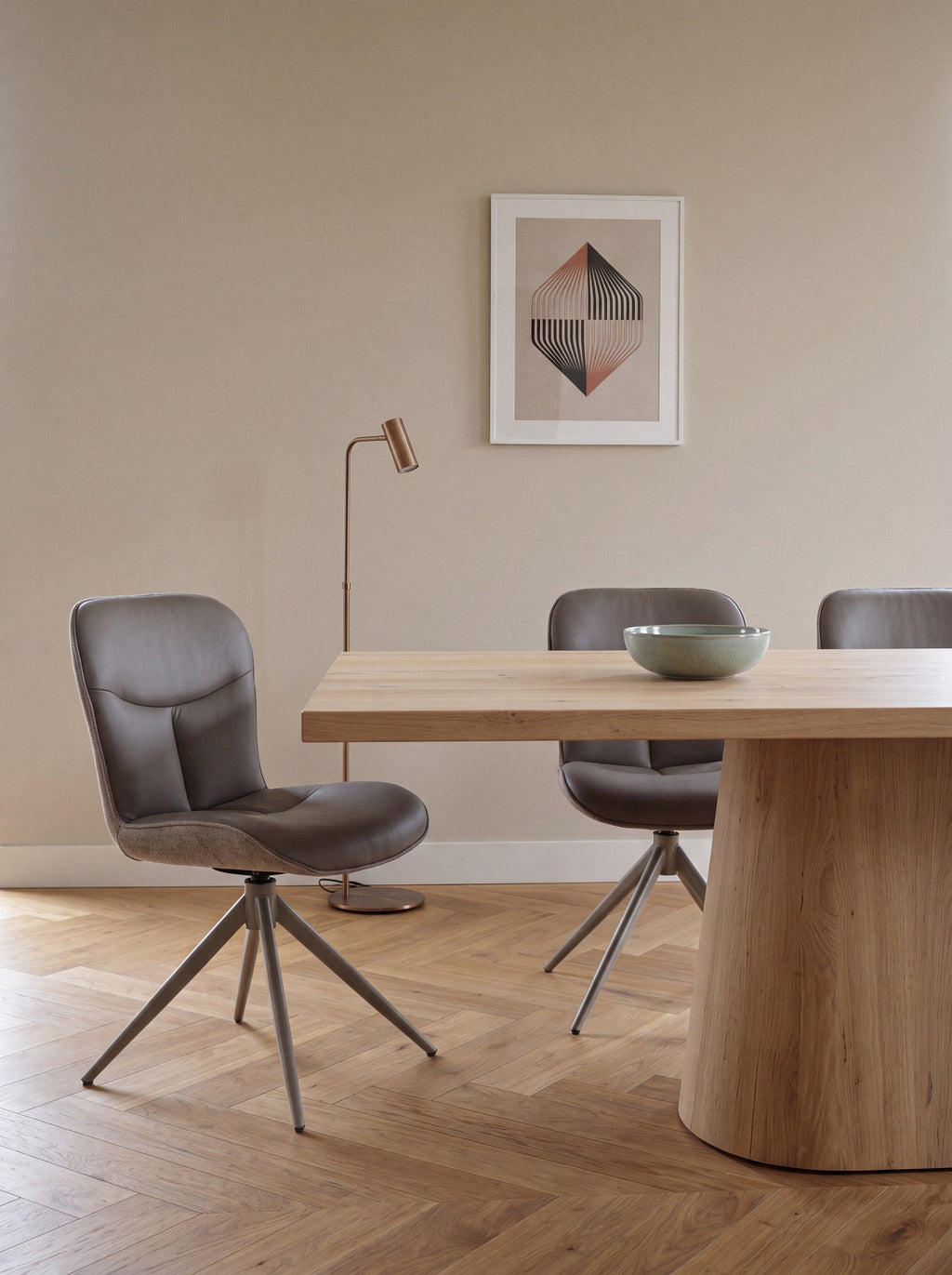 Eiken rechthoekige eiken eettafel Joa