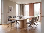 Eiken rechthoekige eiken eettafel Joa