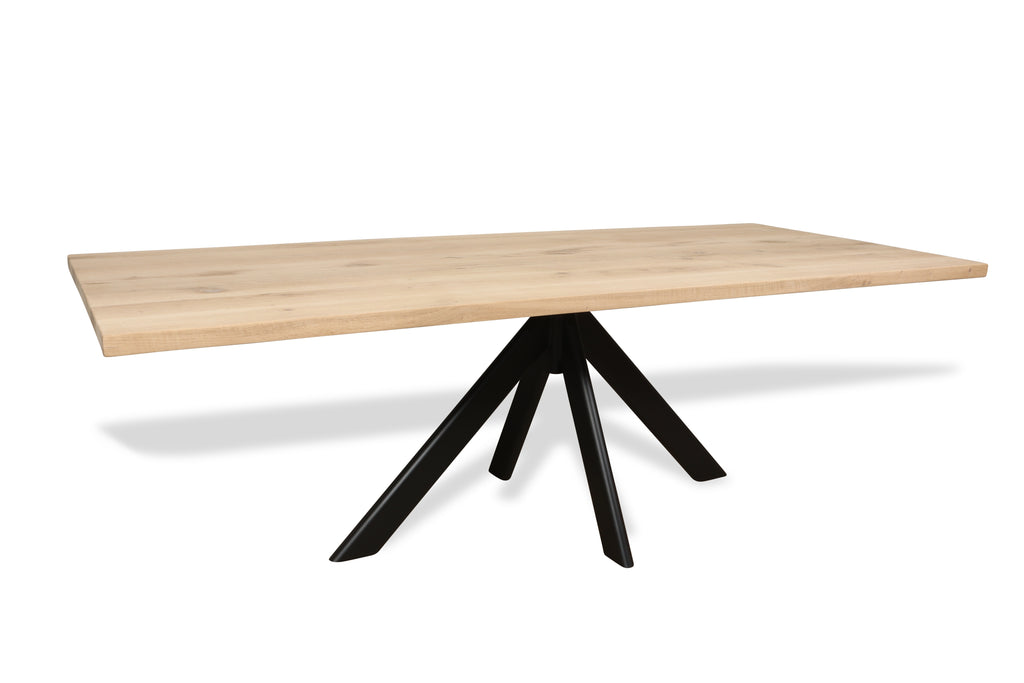 Rechthoekige eiken eettafel Joren