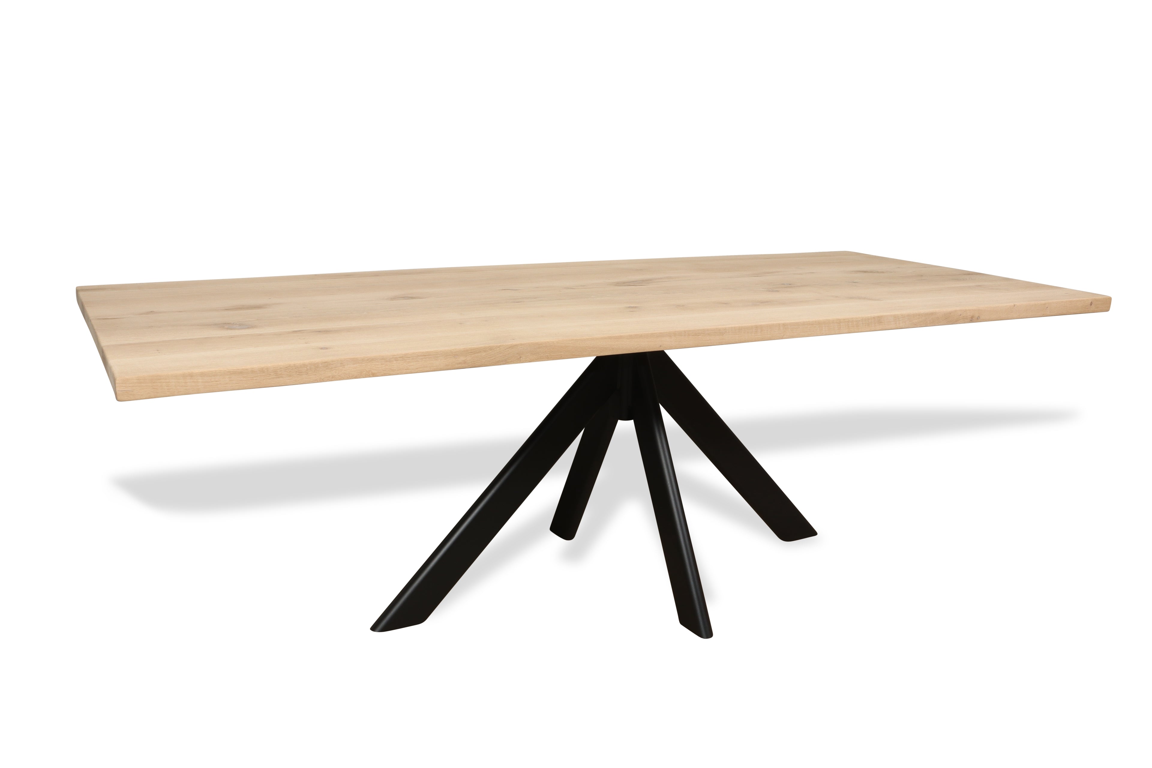 Rechthoekige eiken eettafel Joren
