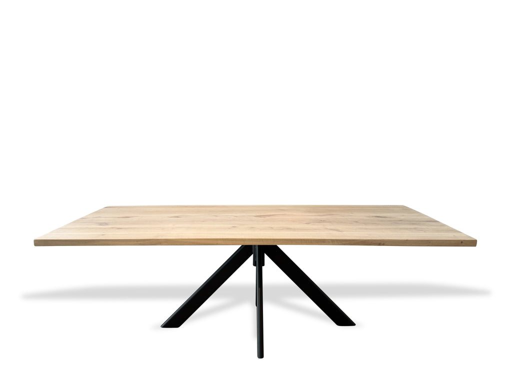 Rechthoekige eiken eettafel Joren