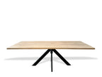 Rechthoekige eiken eettafel Joren