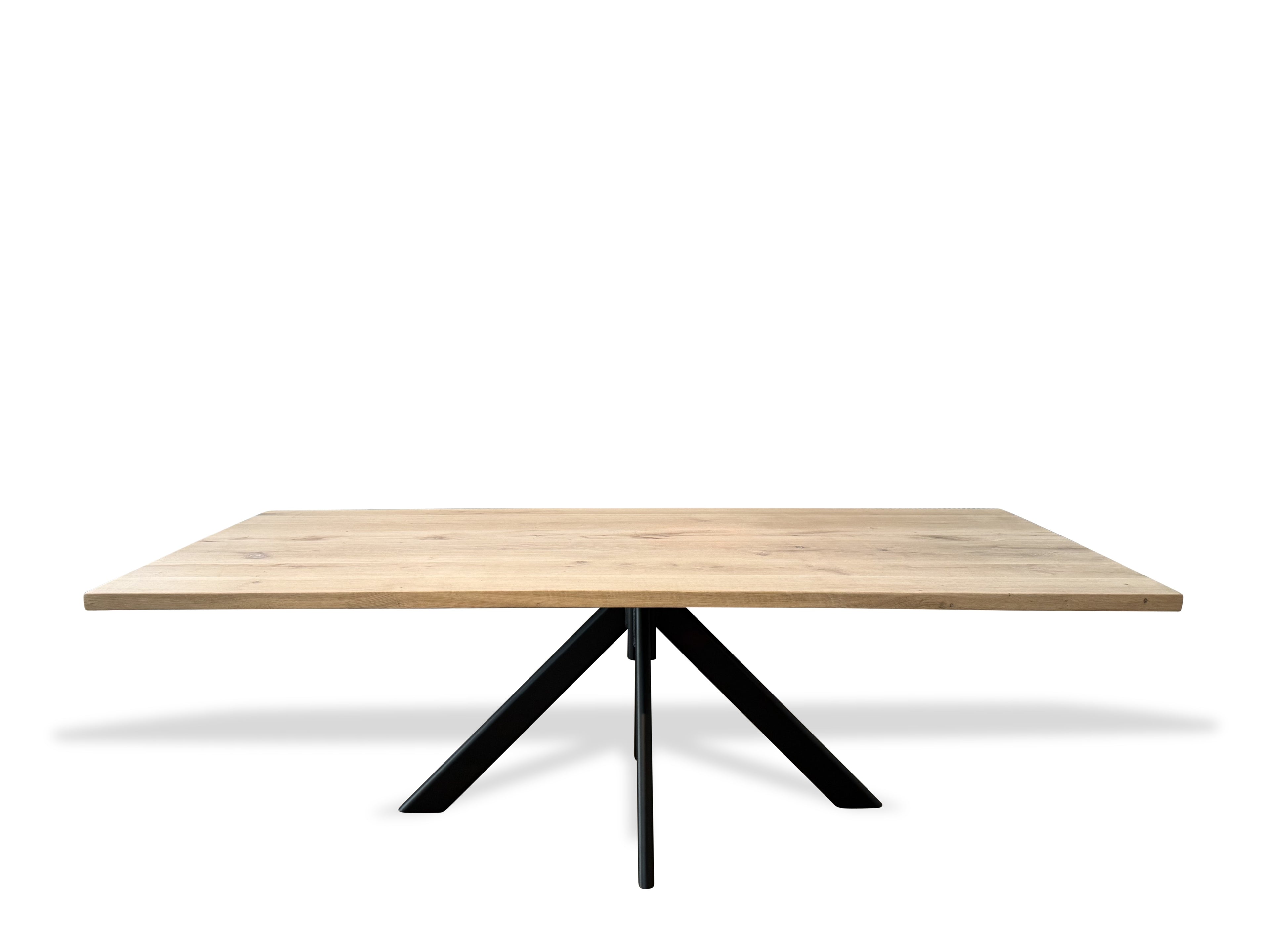 Rechthoekige eiken eettafel Joren