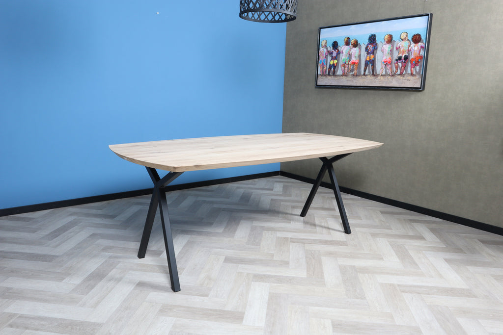 Deens ovale eiken eettafel Reidar