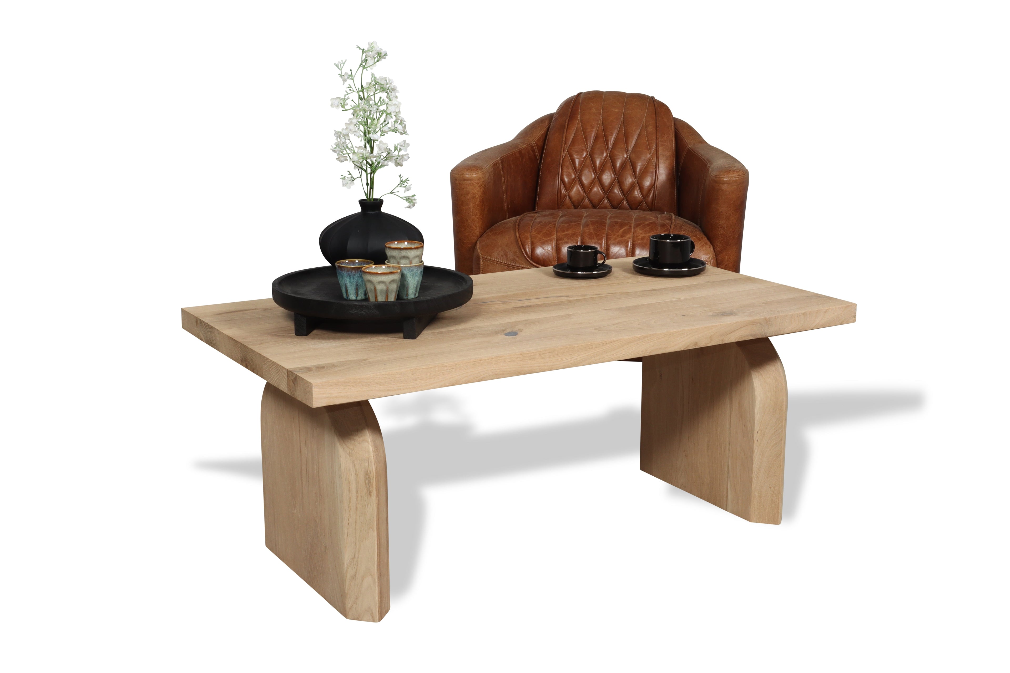 Eiken salontafel Aksol