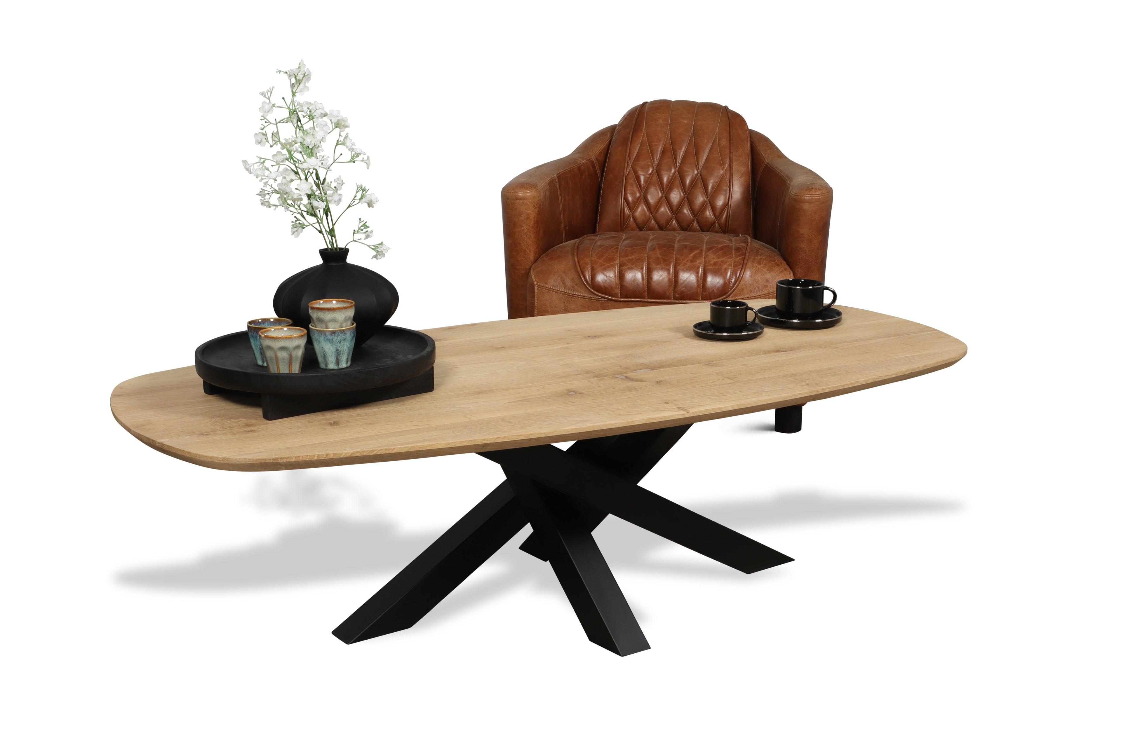Eiken salontafel August