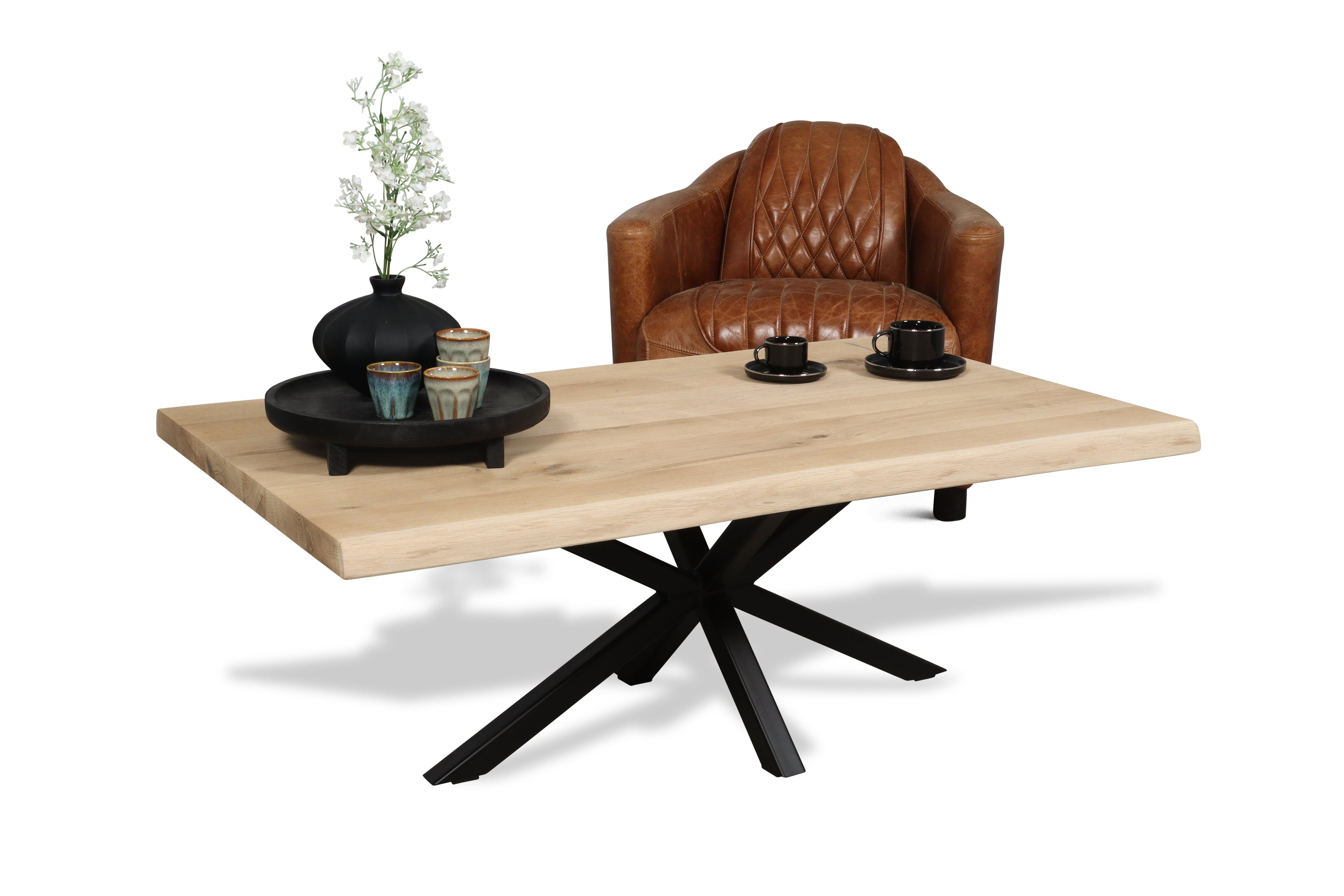 Eiken salontafel Bernt