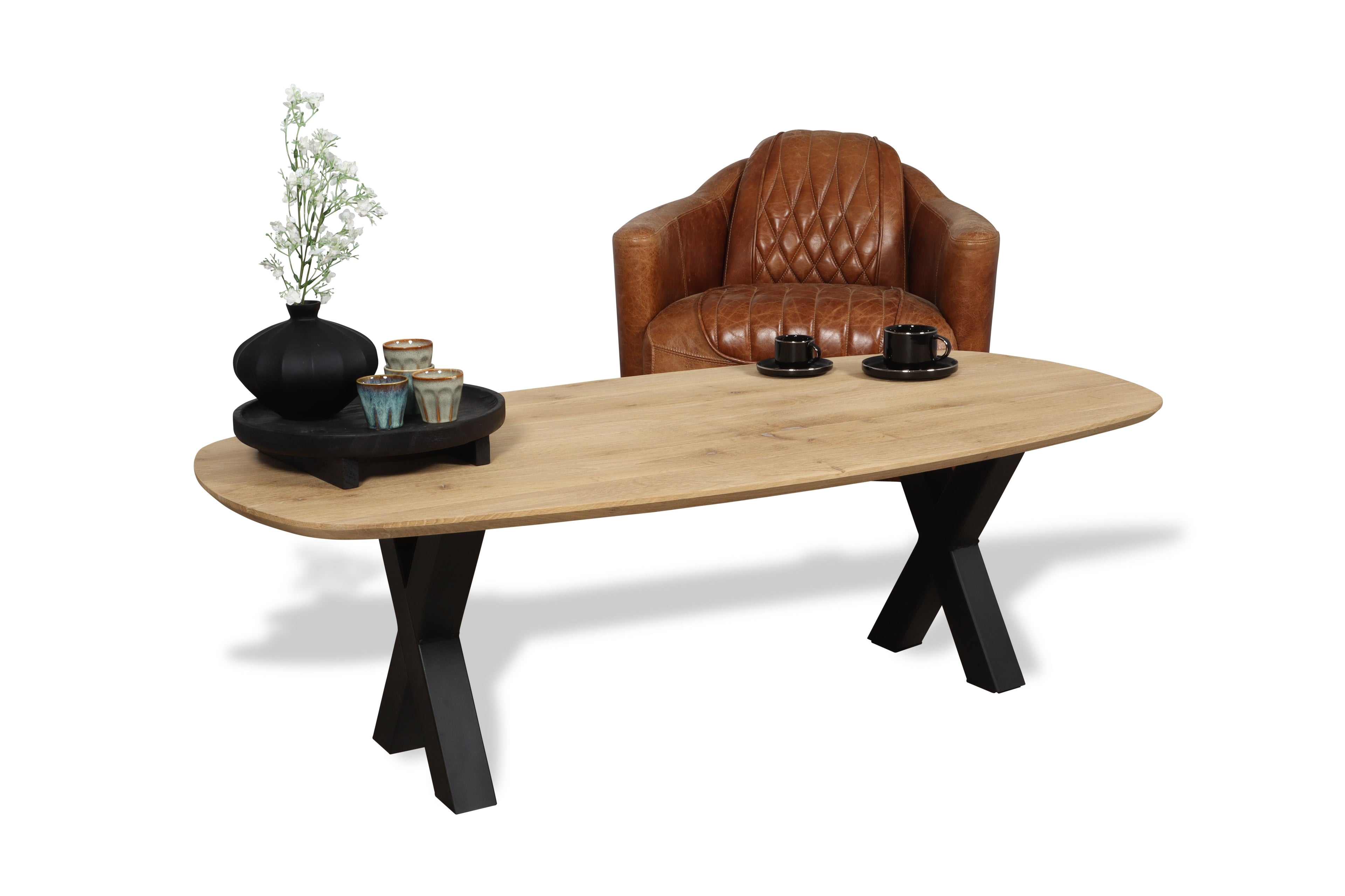 Eiken salontafel Elma