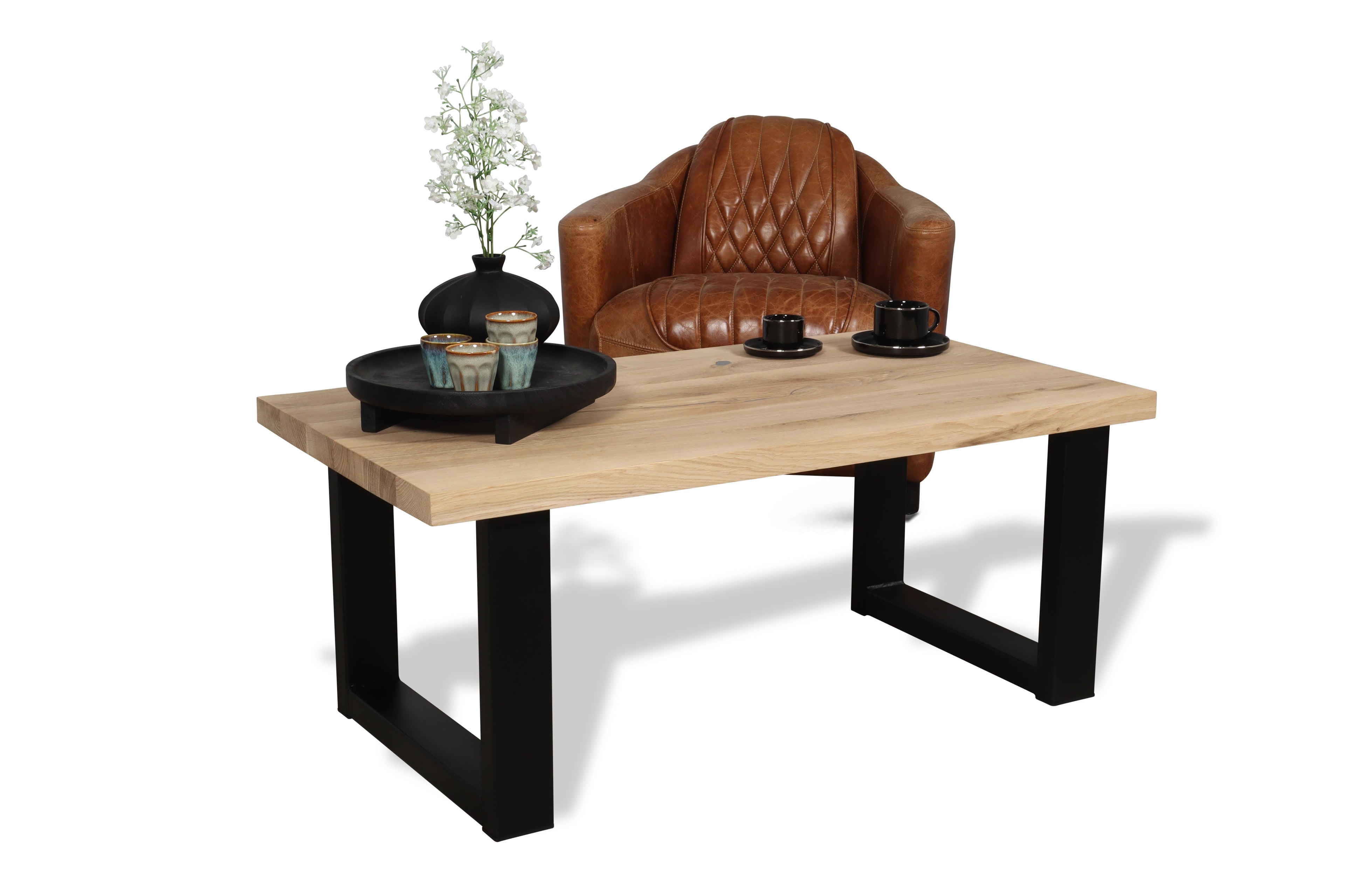Eiken salontafel Emilia