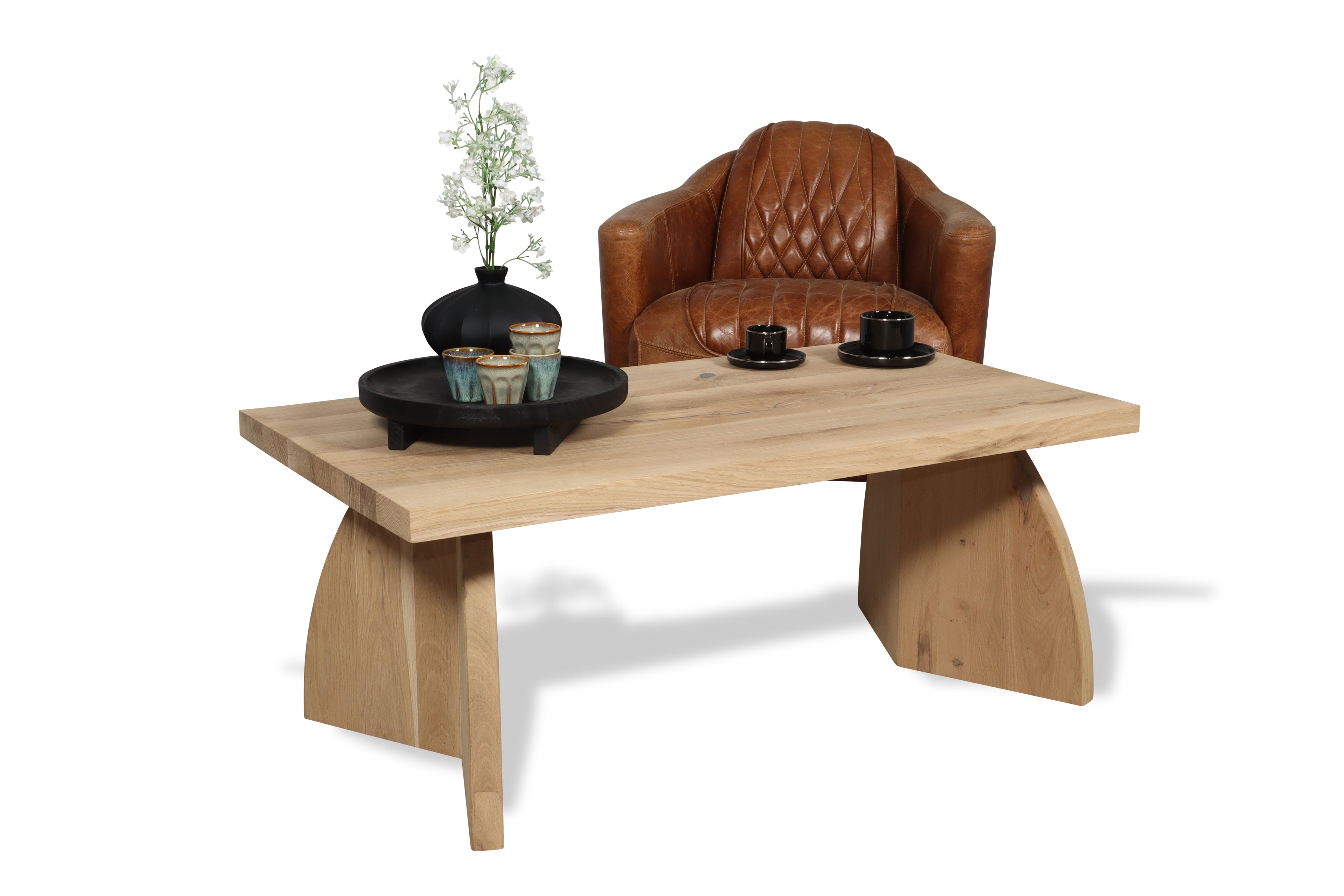 Eiken salontafel Erik