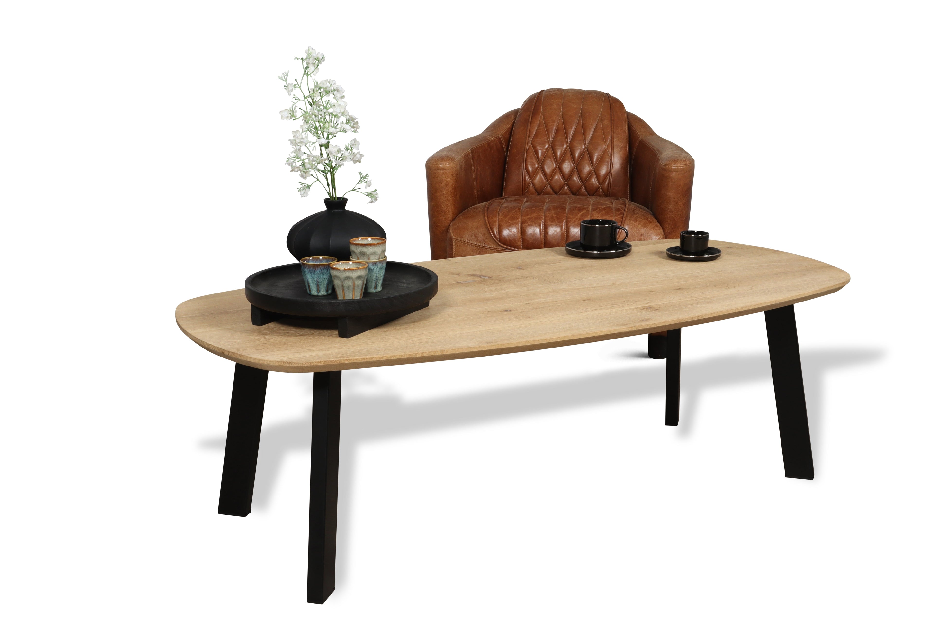 Eiken salontafel Eylin