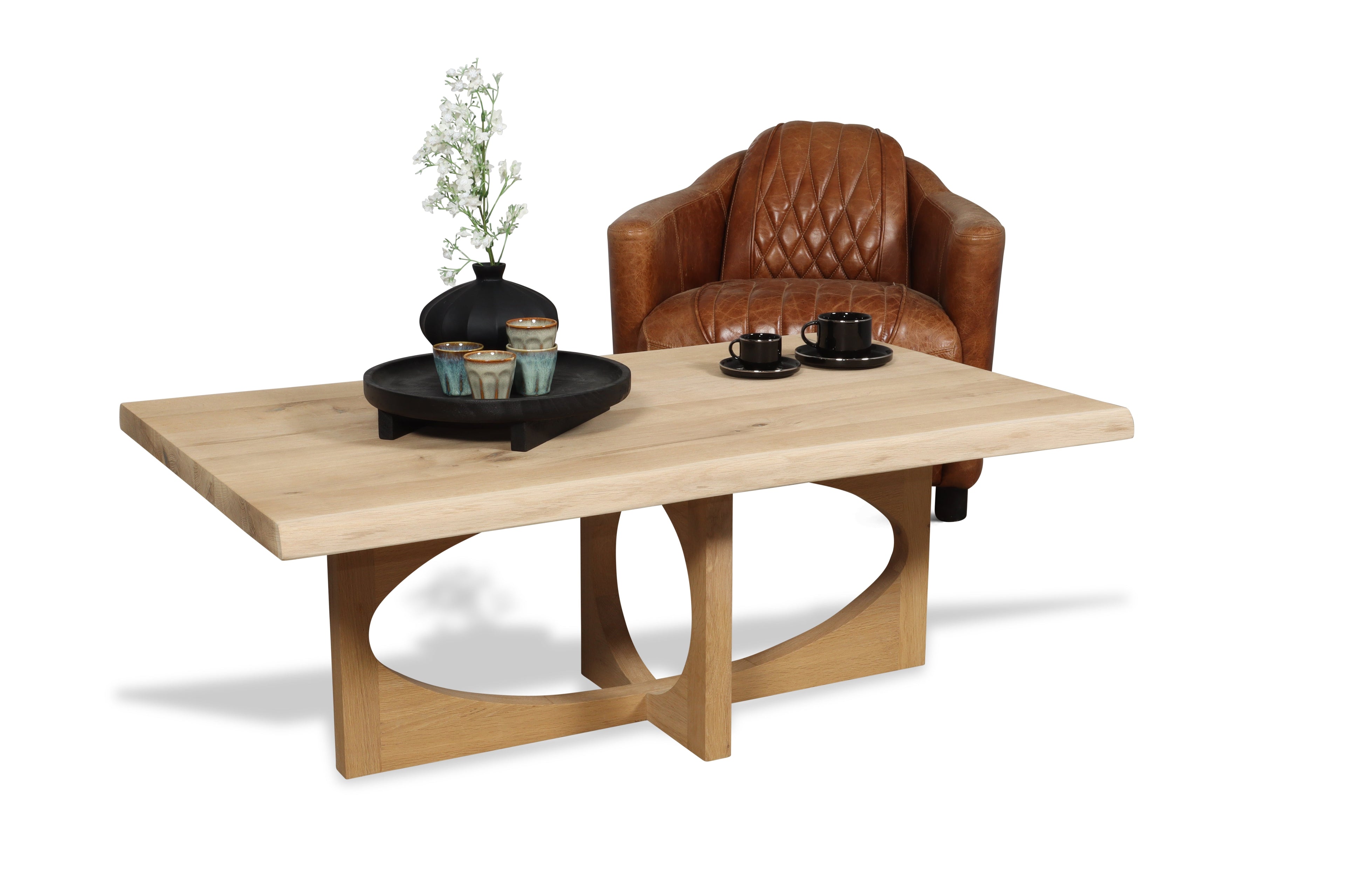 Eiken salontafel Finn