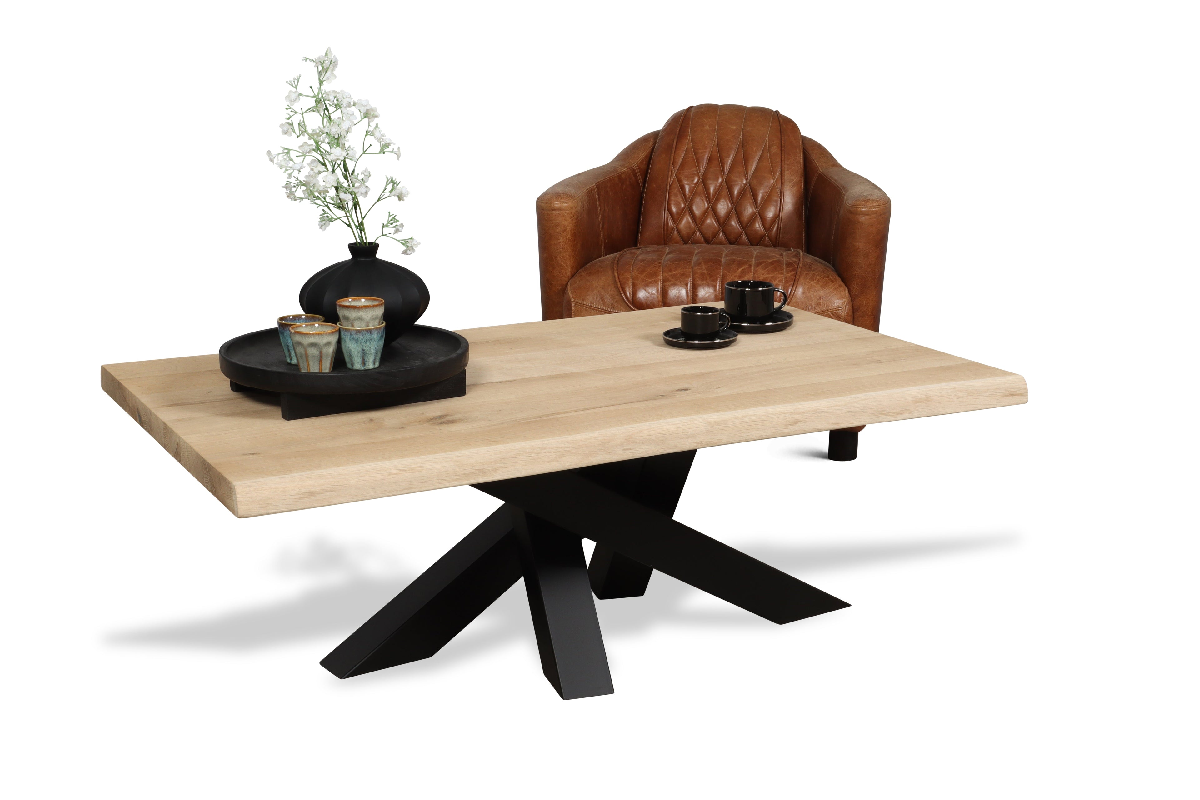Eiken salontafel Helmi