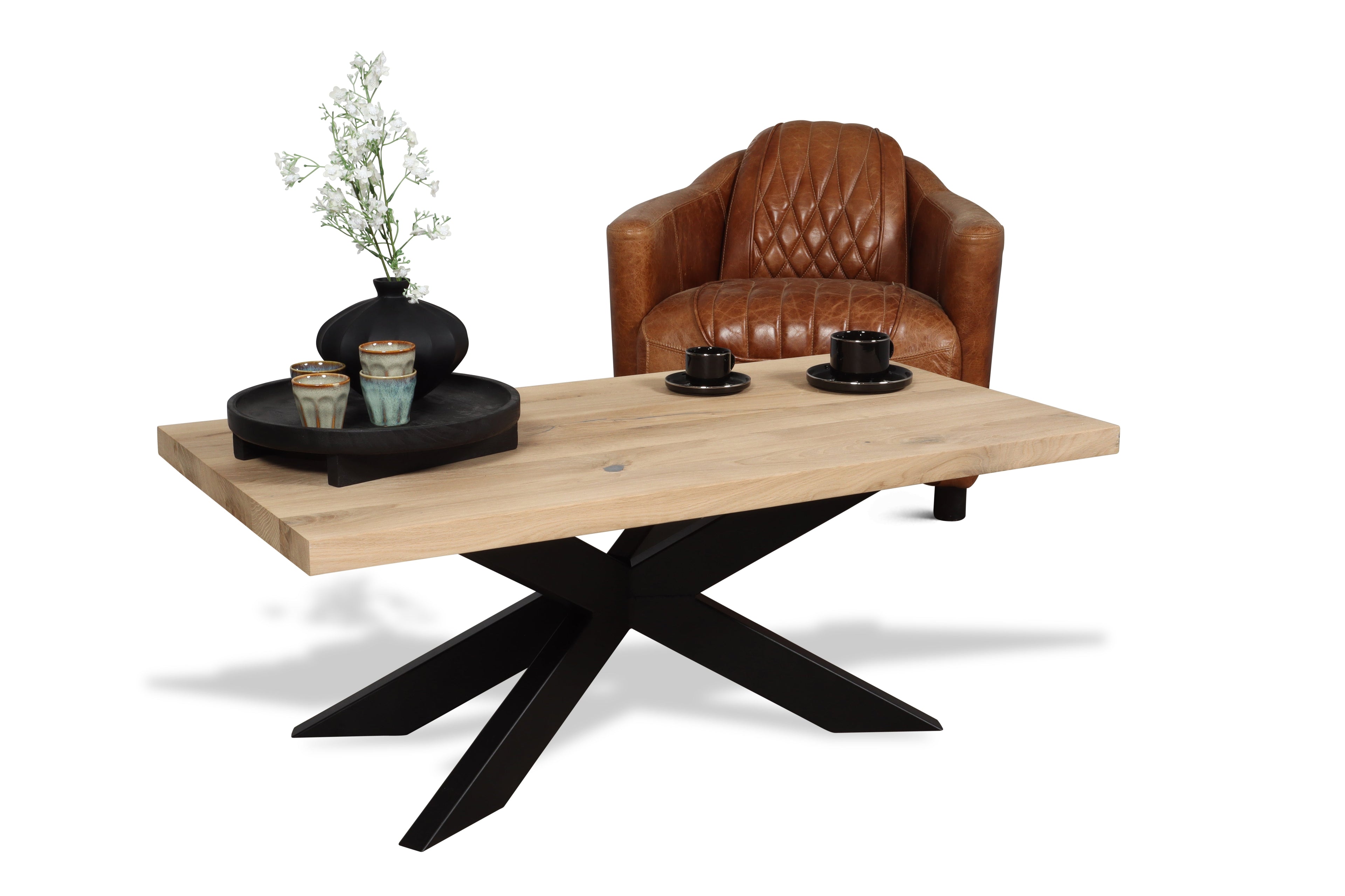 Eiken salontafel Joran