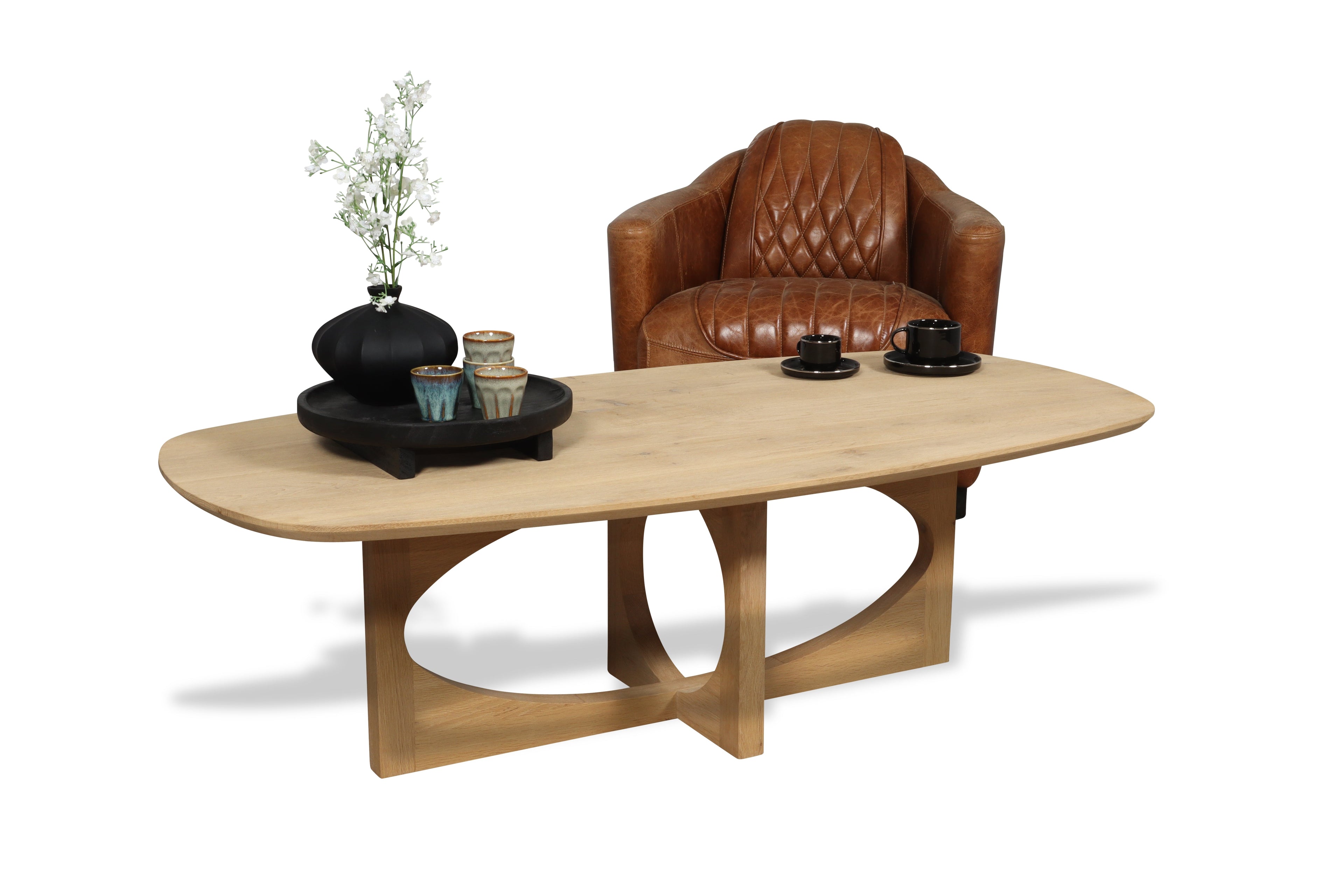 Eiken salontafel Lars