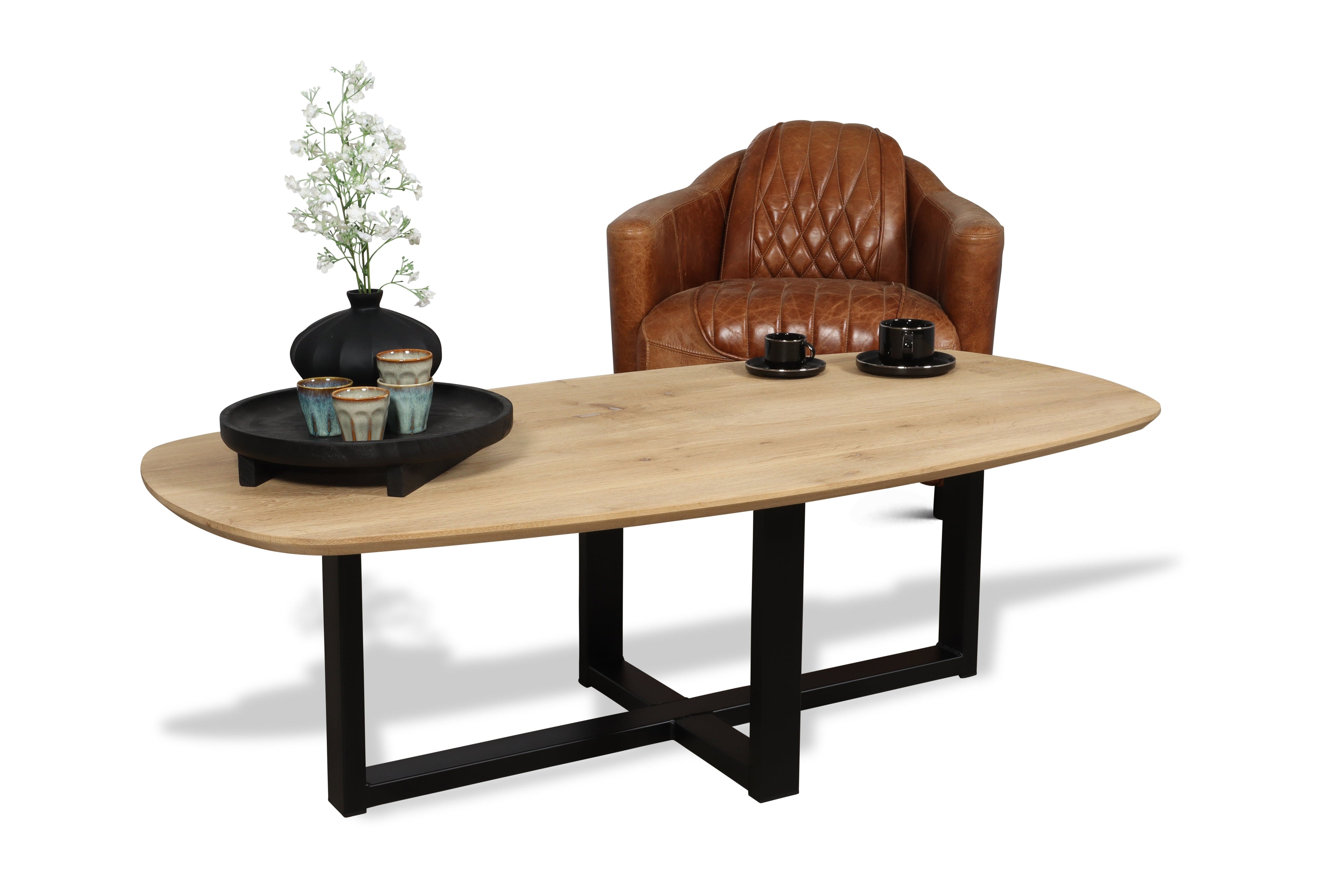 Eiken salontafel Mikkel