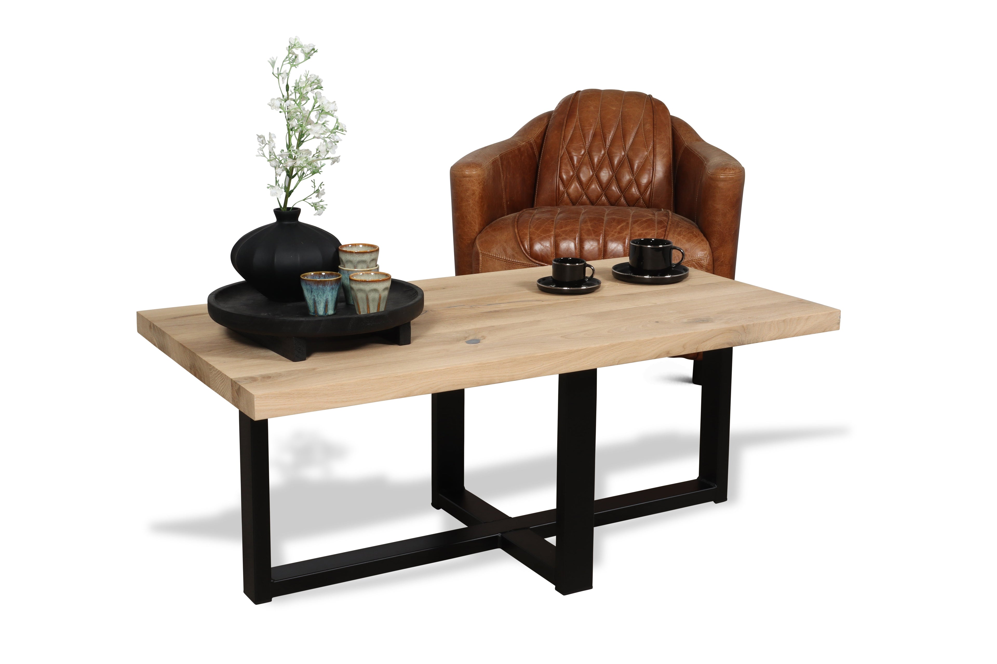 Eiken salontafel Sigurd