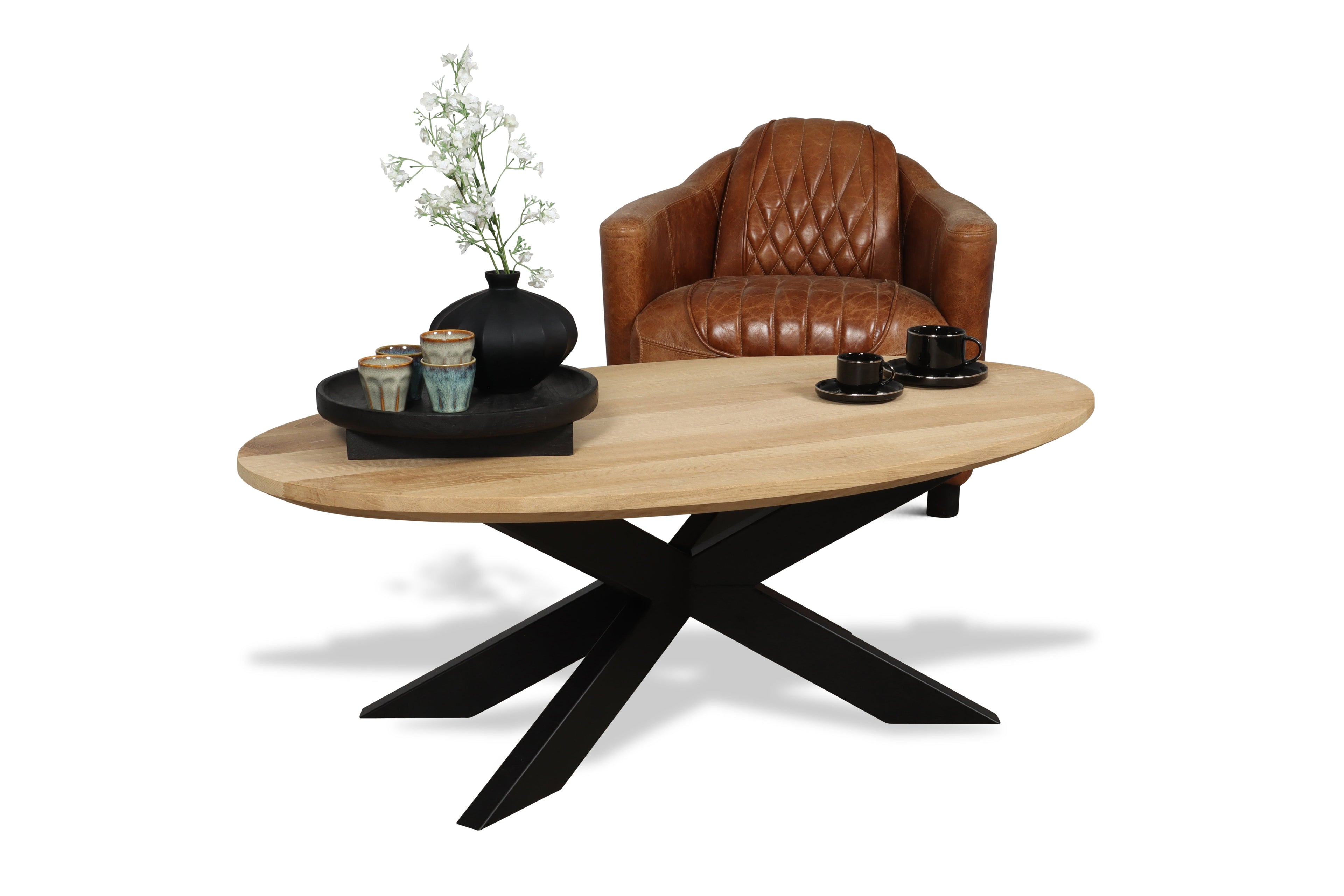Eiken salontafel Veeti