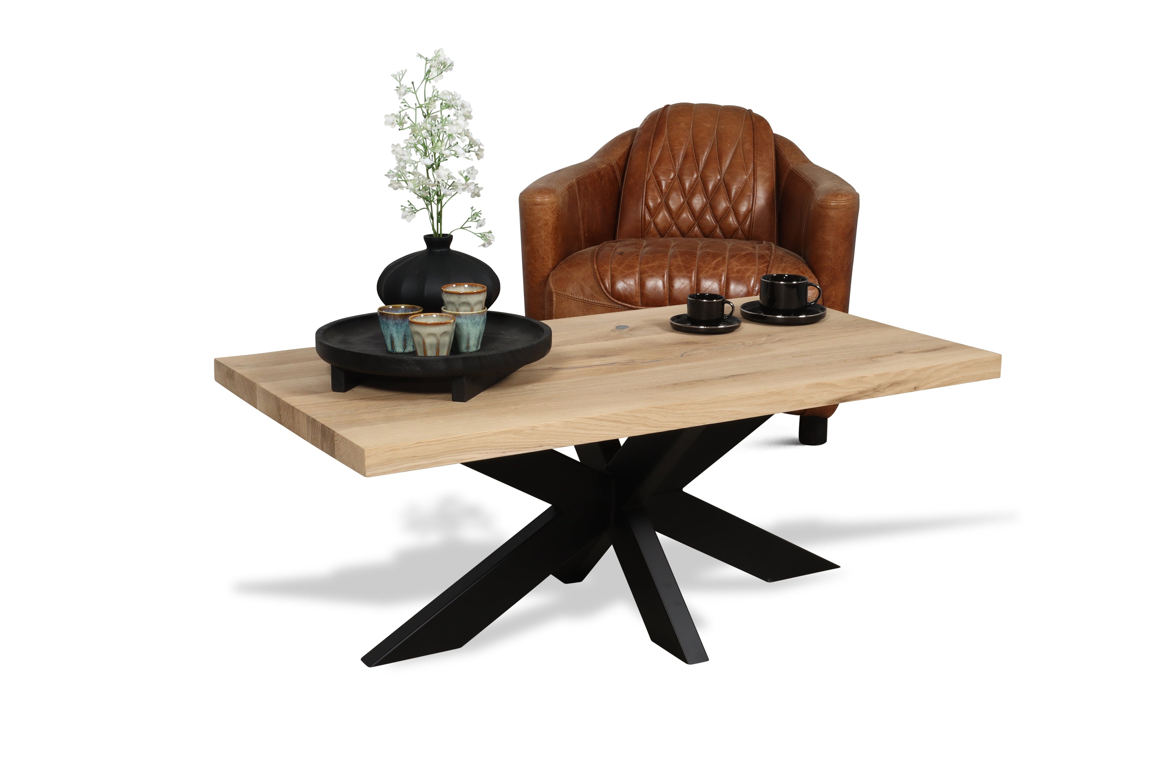 Eiken salontafel Viktor