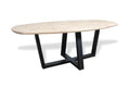 Zweeds ovale eiken eettafel Staffan