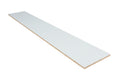 Stootbord wit gegrond 100cm