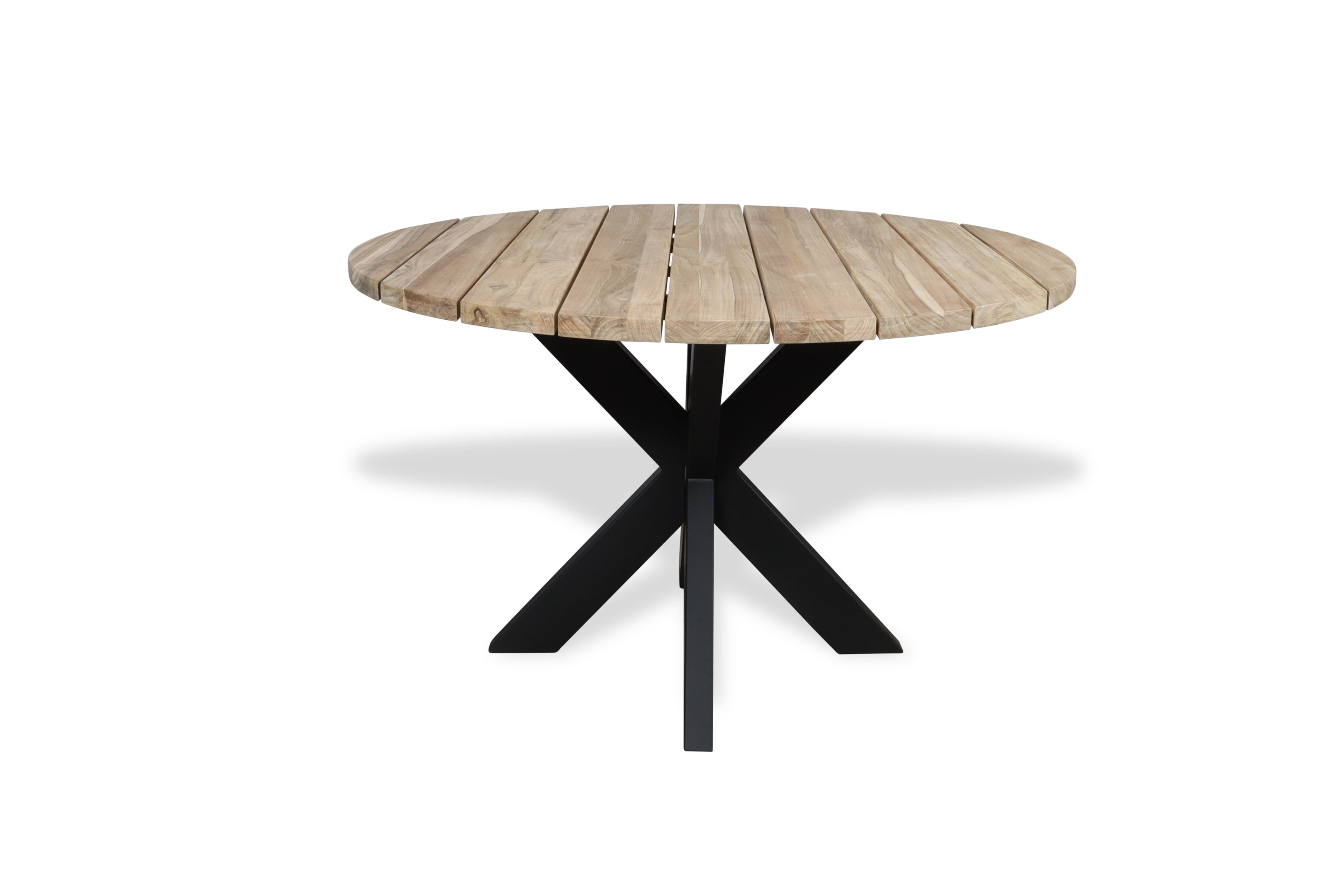 Teak ronde tuintafel Flora