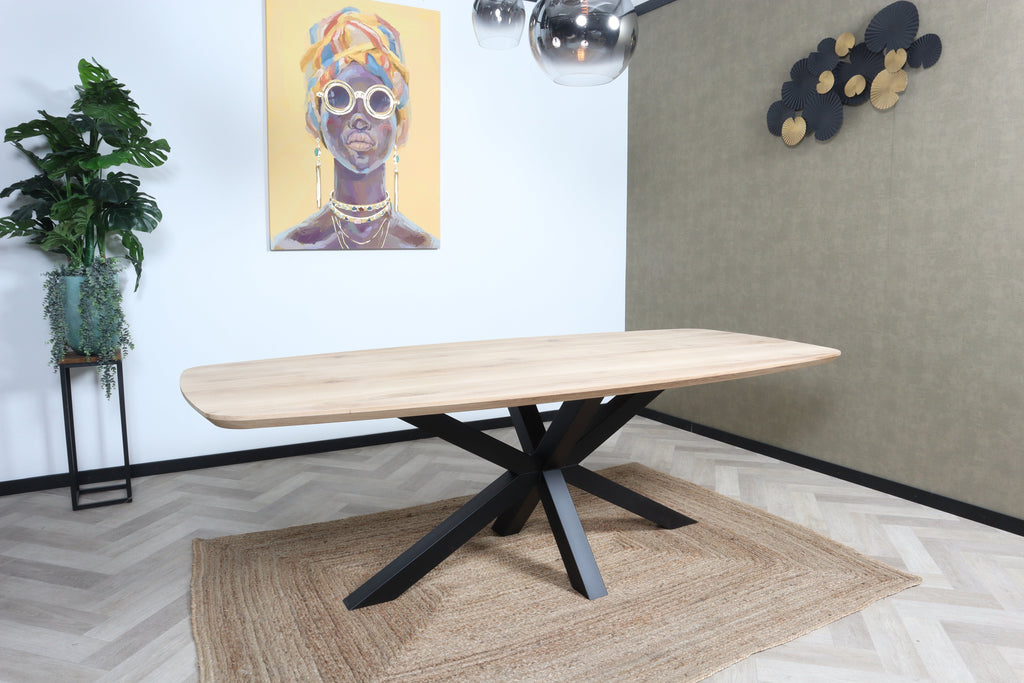 Deens ovale eiken eettafel Thora