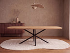 Deens ovale eiken eettafel Thurid