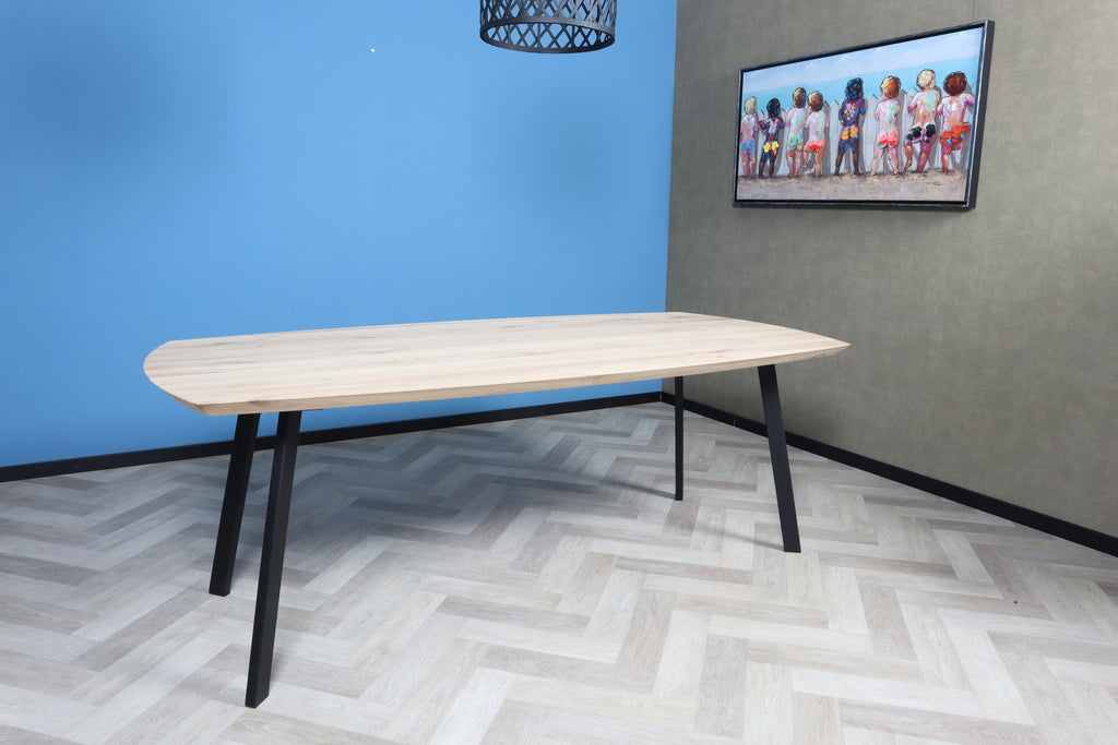 Deens ovale eiken eettafel Verner