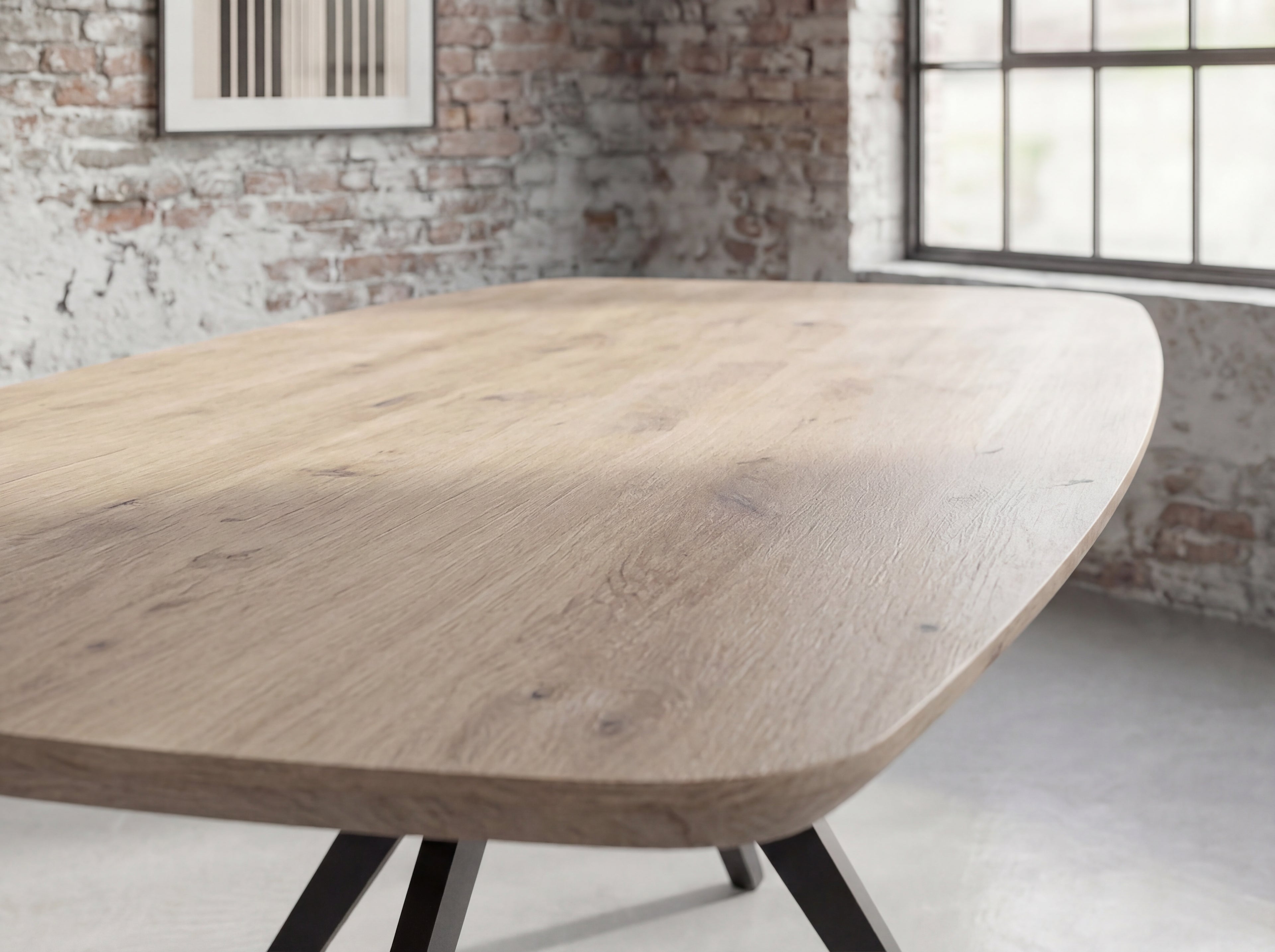 Deens ovale eiken eettafel Kjartan