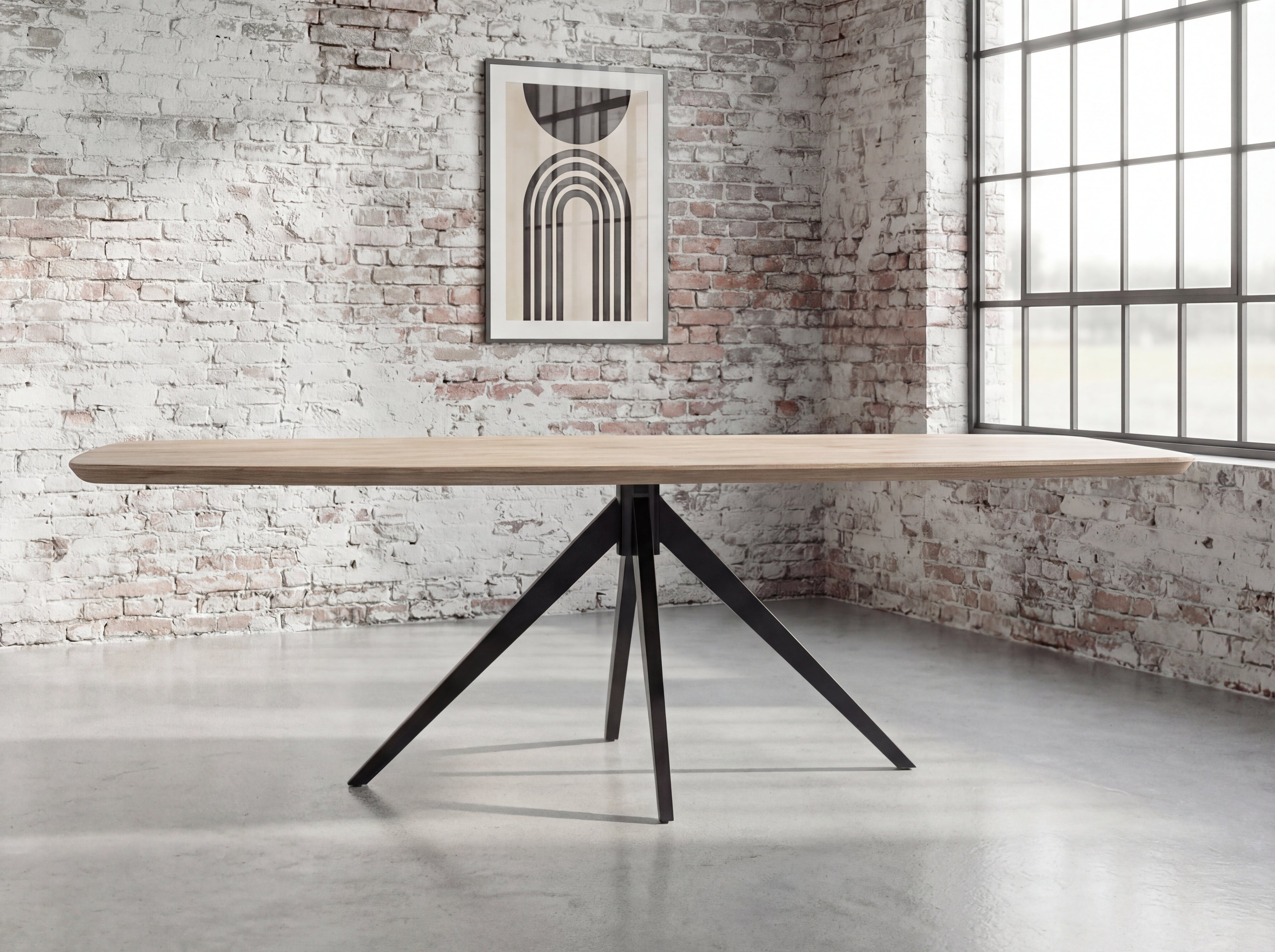 Deens ovale eiken eettafel Kjartan