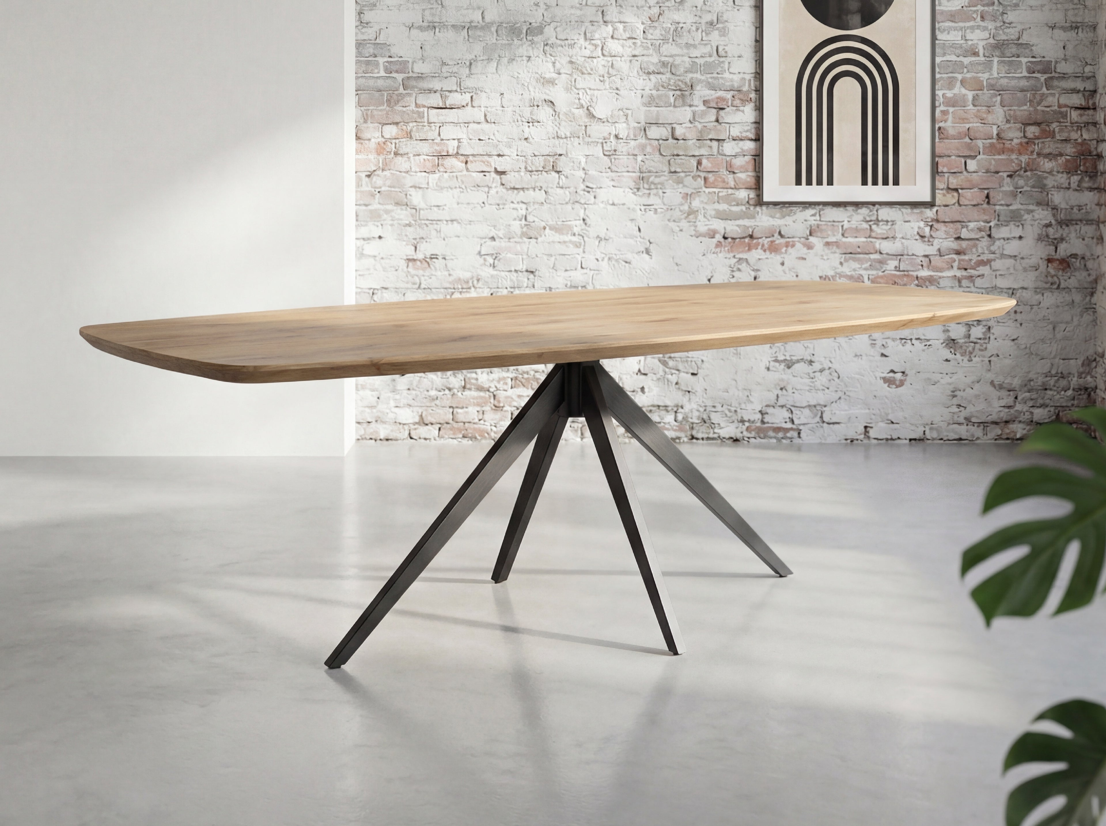 Deens ovale eiken eettafel Kjartan