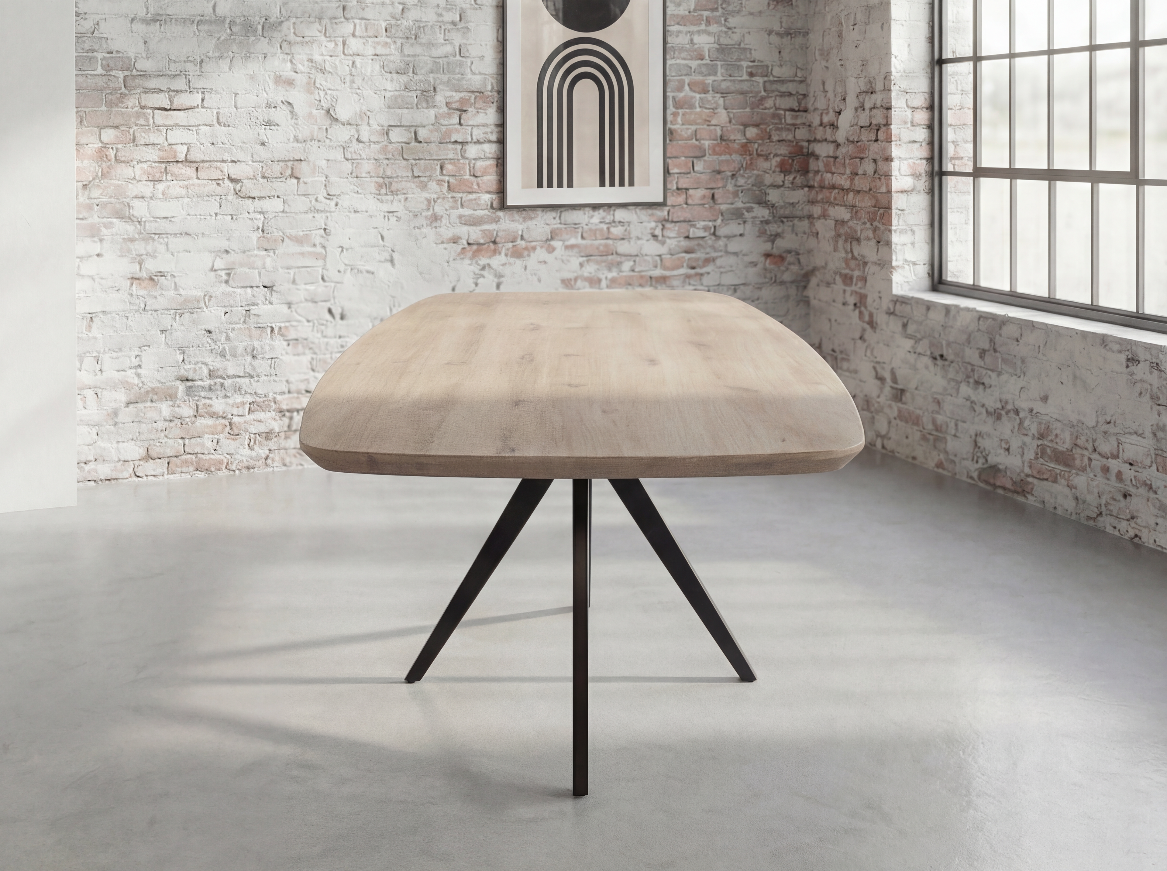 Deens ovale eiken eettafel Kjartan