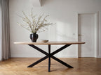 Zweeds ovale eiken eettafel Harald