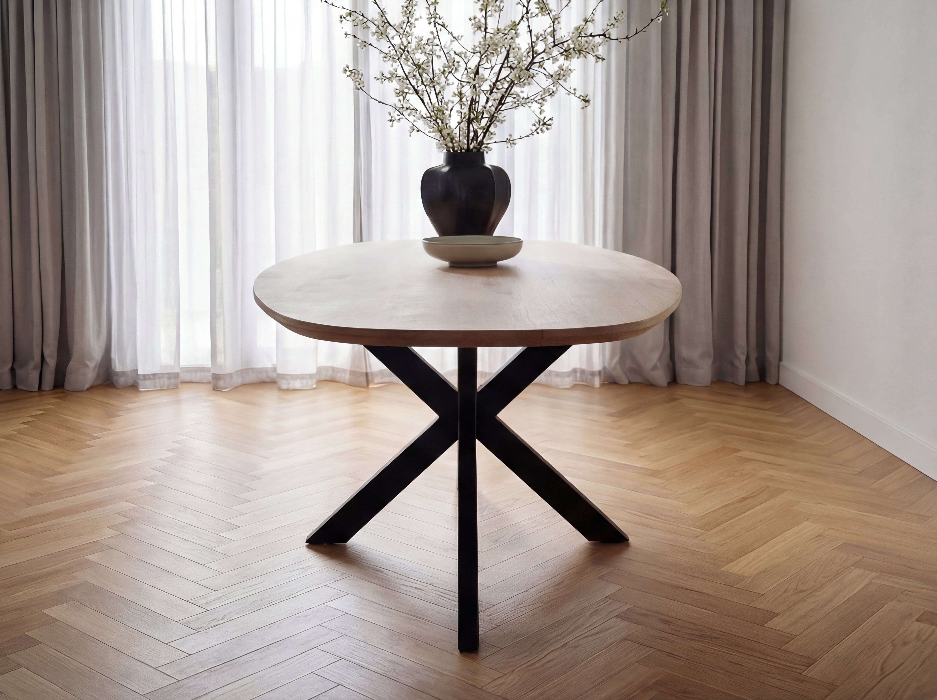 Zweeds ovale eiken eettafel Harald