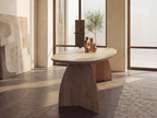 Zweeds ovale eiken eettafel Tristiana