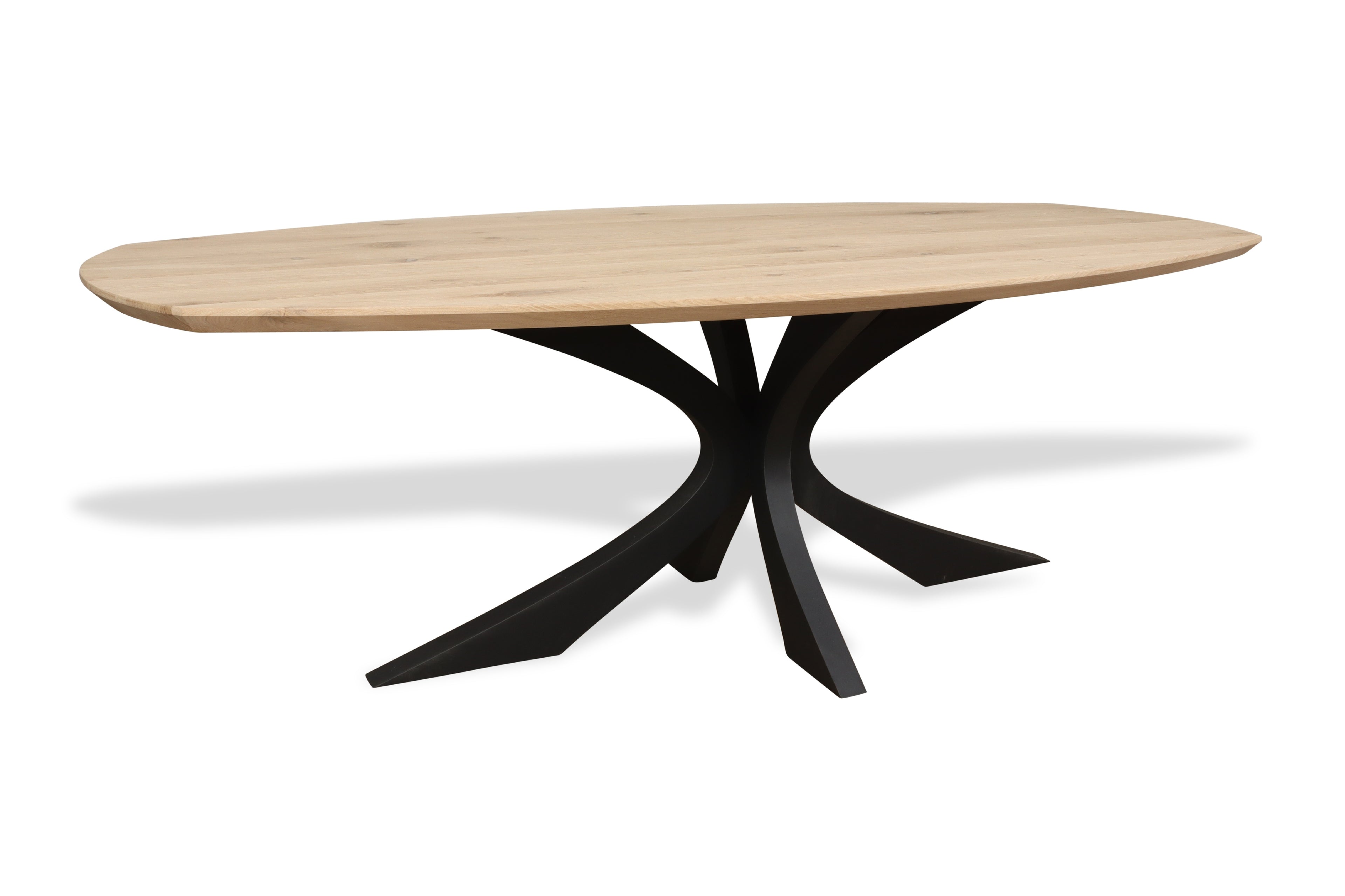 Zweeds ovale eiken eettafel Birgit