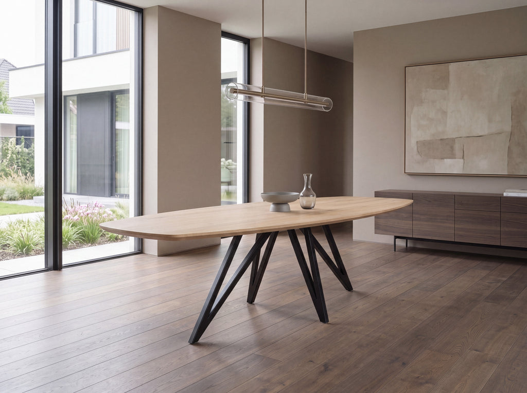 Zweeds ovale eiken eettafel Bjarni
