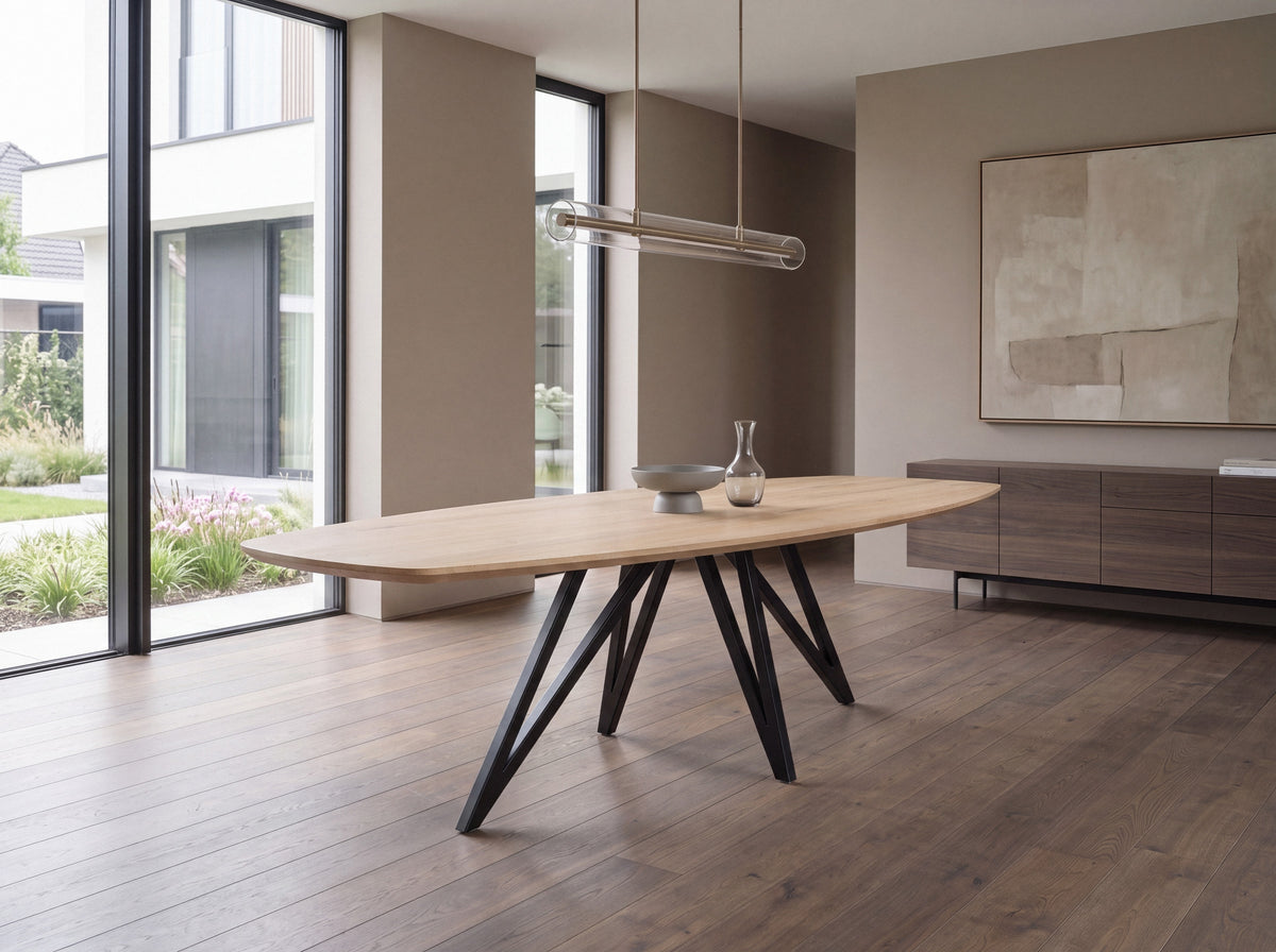 Zweeds ovale eiken eettafel Bjarni
